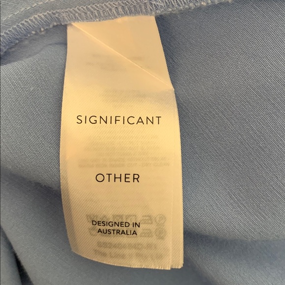 Significant Other Danika Satin Duchess Maxi Dress in Bluebell Size 4 - Picture 15 of 16